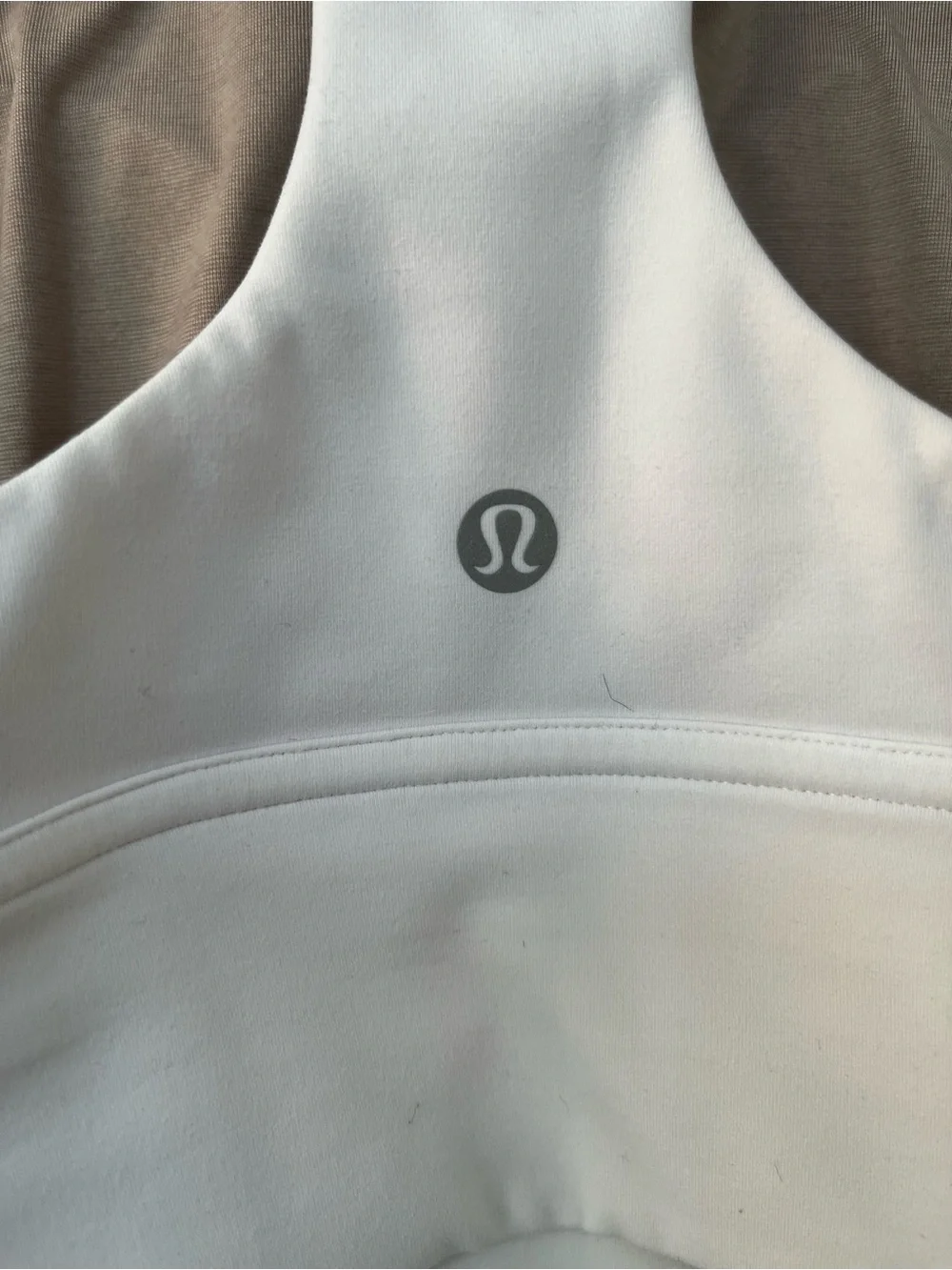 Lululemon Wunder Train Long Line Sports Bra- Size 8-White